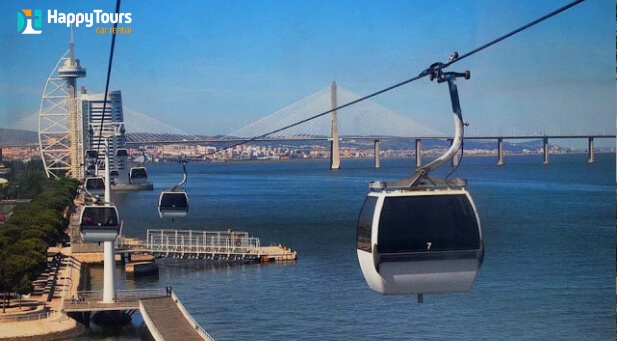 Teleférico em Lisboa, Portugal