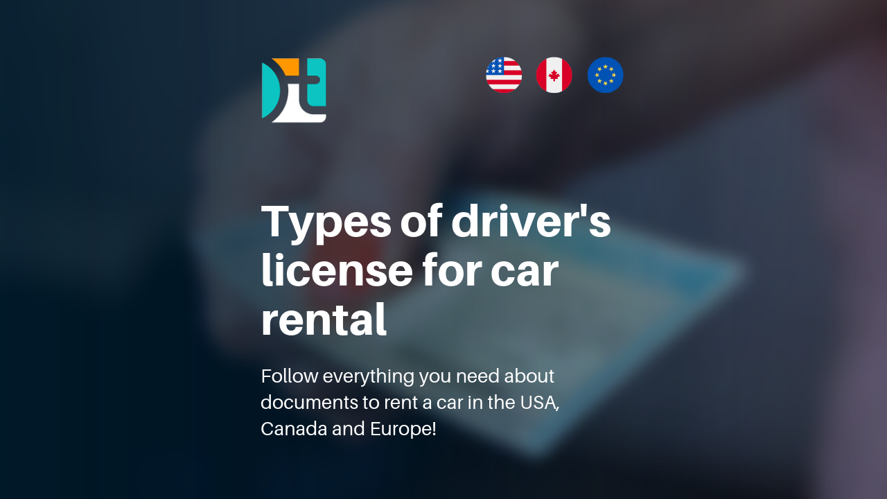 Types of qualifications for car rental abroad