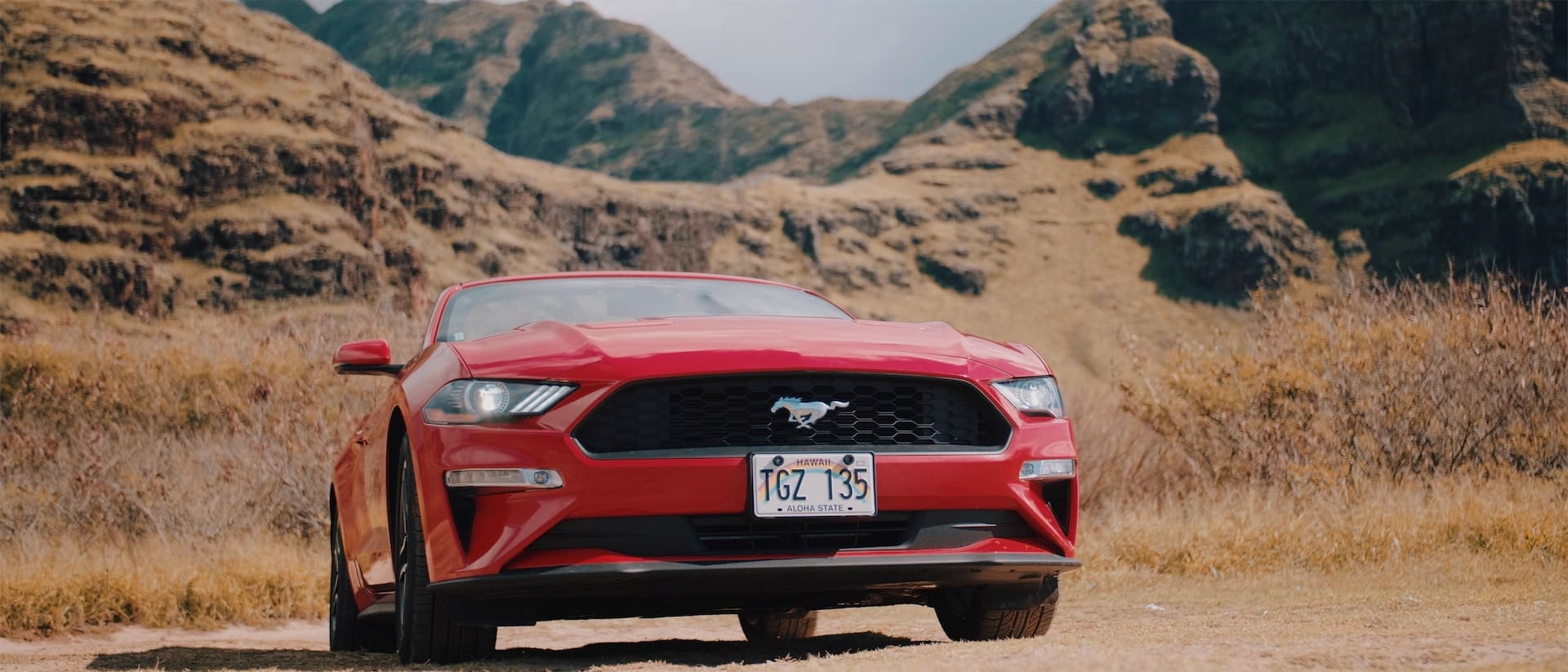 Mustang Conversível Vermelho Estados Unidos