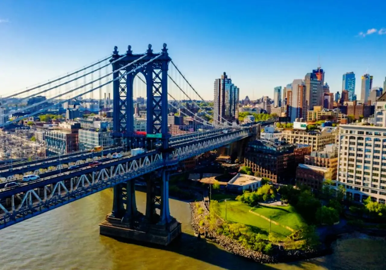 Brooklyn Bridge Park na cidade de Nova York