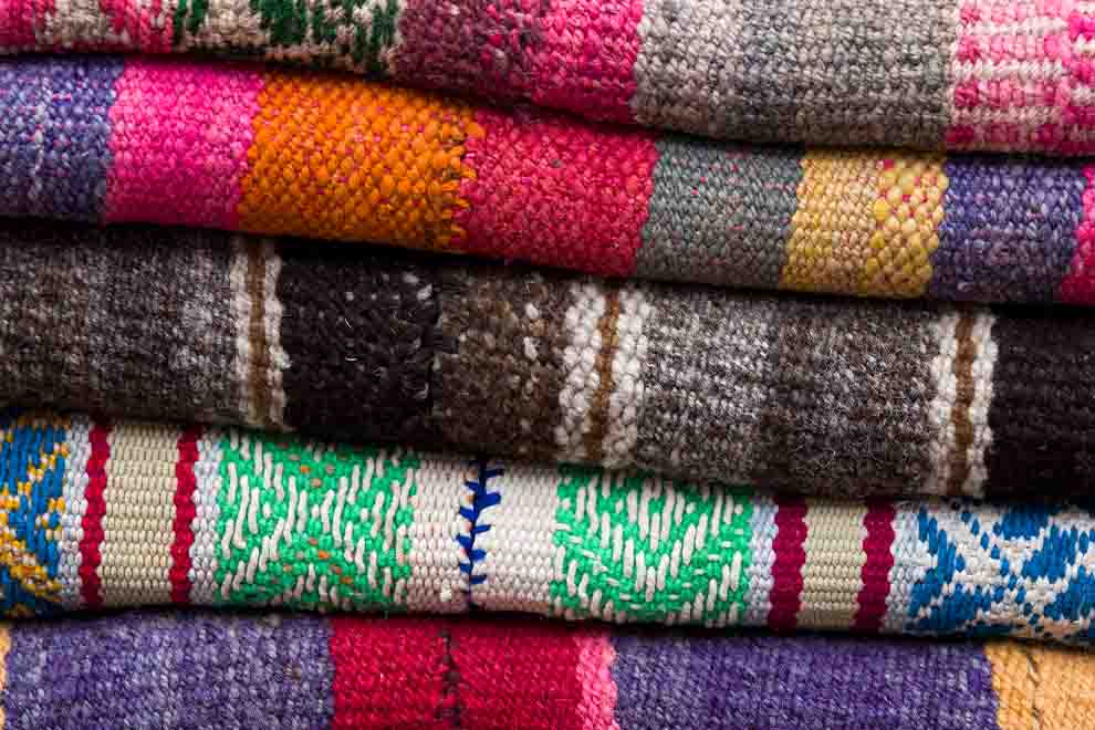 arte textil tradicional em tapetes peruanos