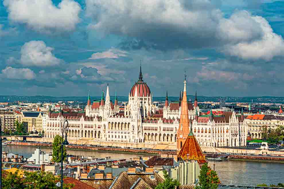 Parlamento de Budapeste ao amanhecer